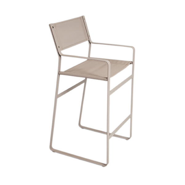 Bernard Tessuto Barstool With Back