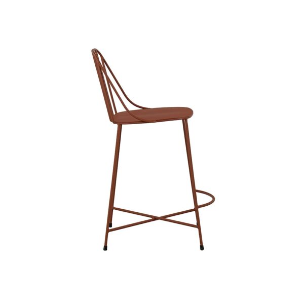 Gloria Steel Semistool With Back