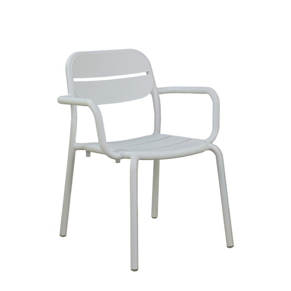 Loano Dining Armchair Light Grey