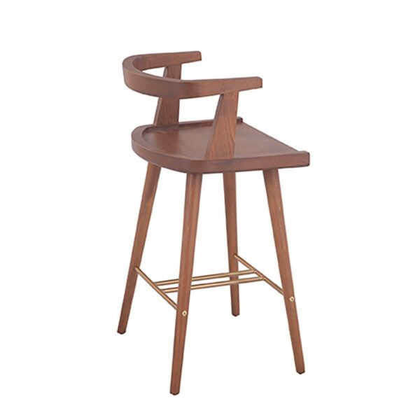 Welmot Barstool With Back Iroko